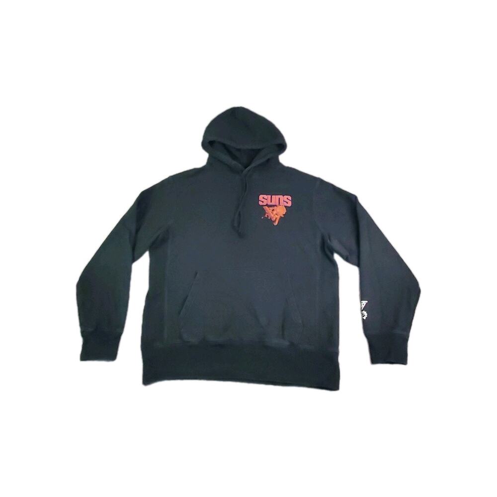 Hypland x NBA Men's Sz L Phoenix Suns Flaming Euro Step Hoodie Black Exc. Cond